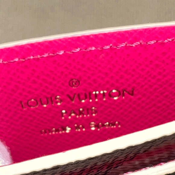 NEW!! Louis Vuitton Damier Azur Studded Card Holder - Picture 8 of 10